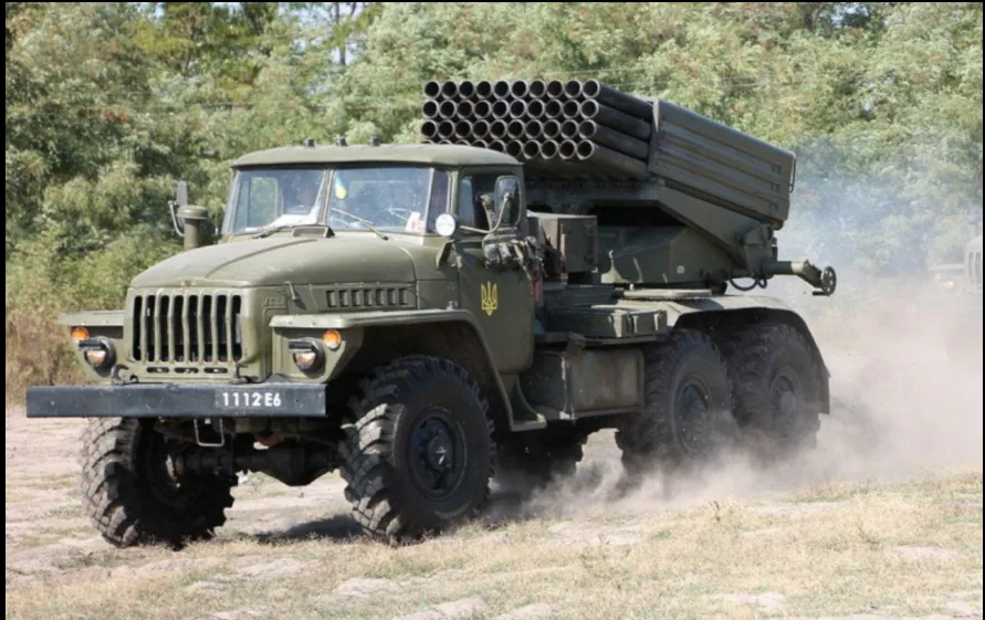 BM-21 GRAD artillery system