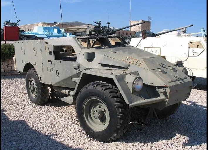 BRDM-2 wheeled reconnaissance vehicle