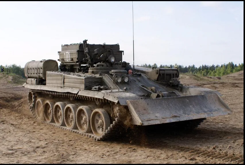 Tracked recovery vehicle representing the range of equipment in the Ammonext catalogue