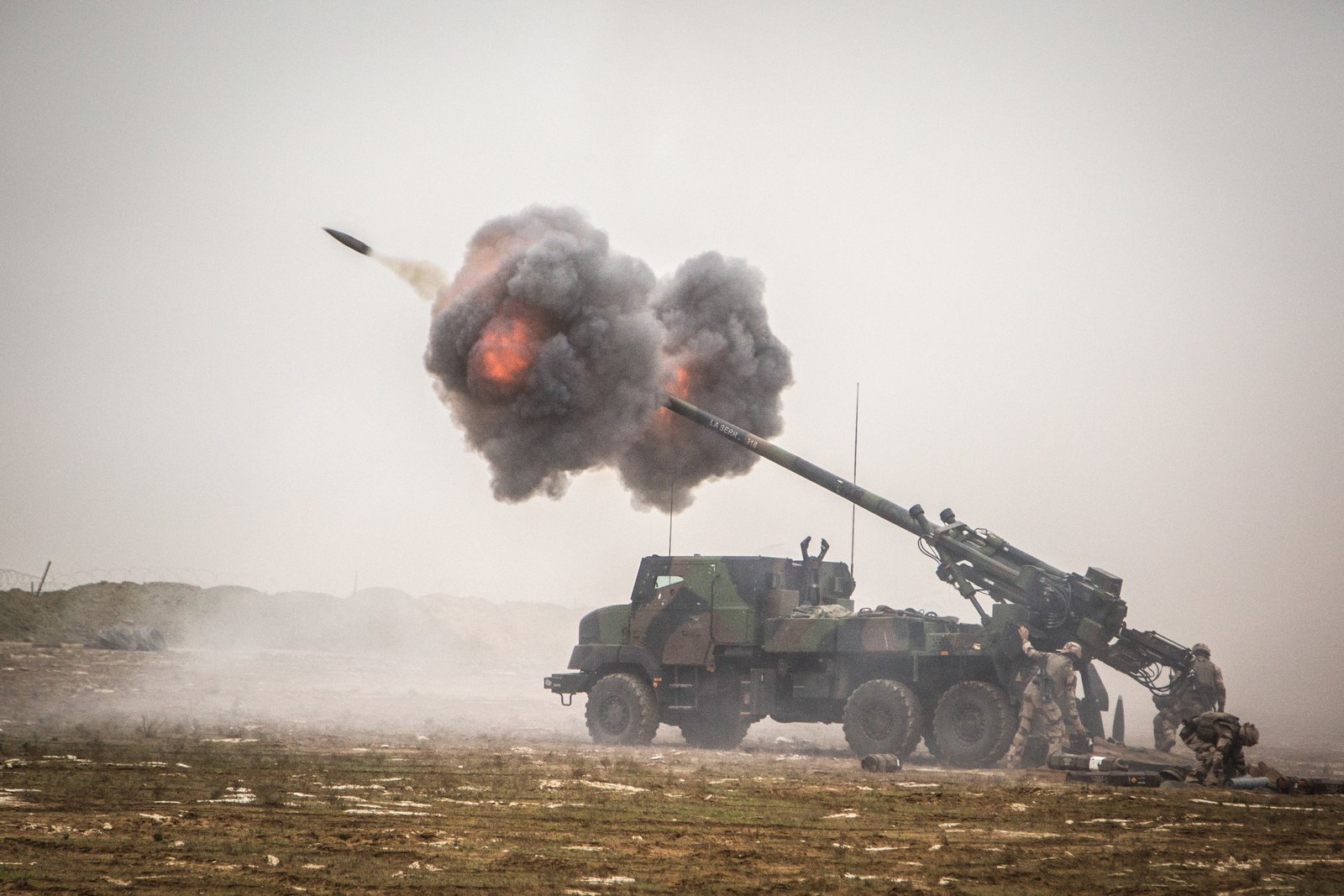 CAESAR 155 mm wheeled self-propelled artillery system