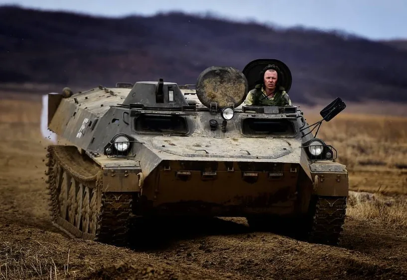 MT-LB tracked multipurpose armored vehicle