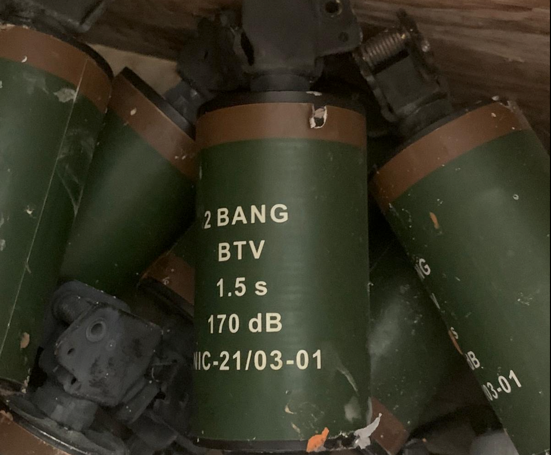 Grenade canisters for the Grenades catalogue group