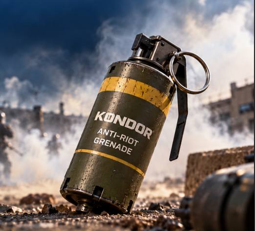 Kondor anti-riot tear gas grenade